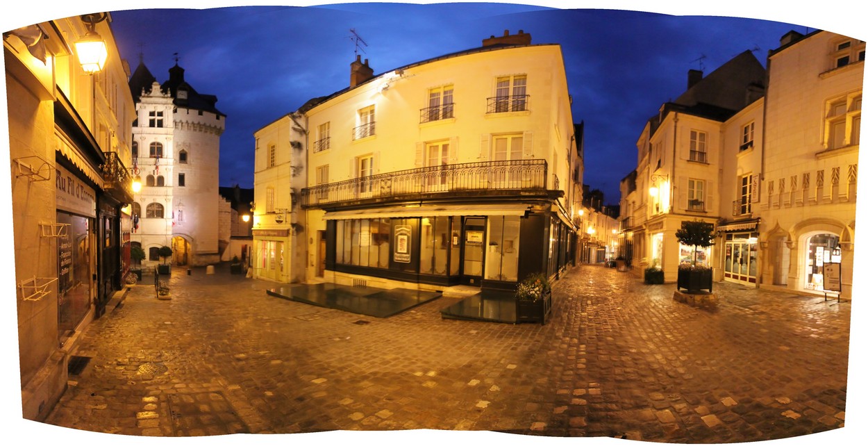 Loches am Abend