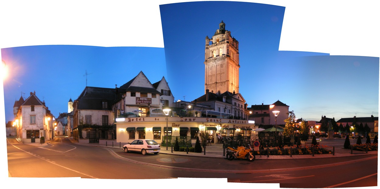 Loches-nacht bei Nacht