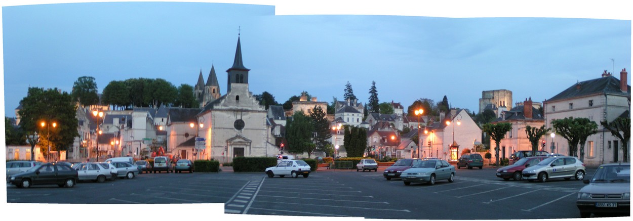 Loches-nacht bei Nacht