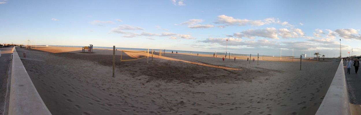 Narbonne Plage am Abend 